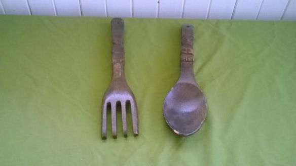 fork and spoon wall art